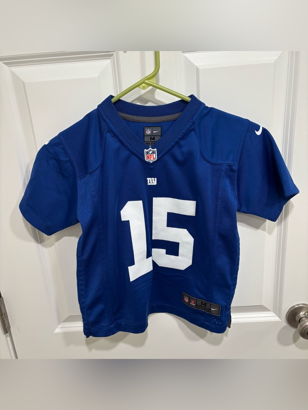 Nike NFL New York Giants Gervarrius Owens Football Jersey Boys Size Medium